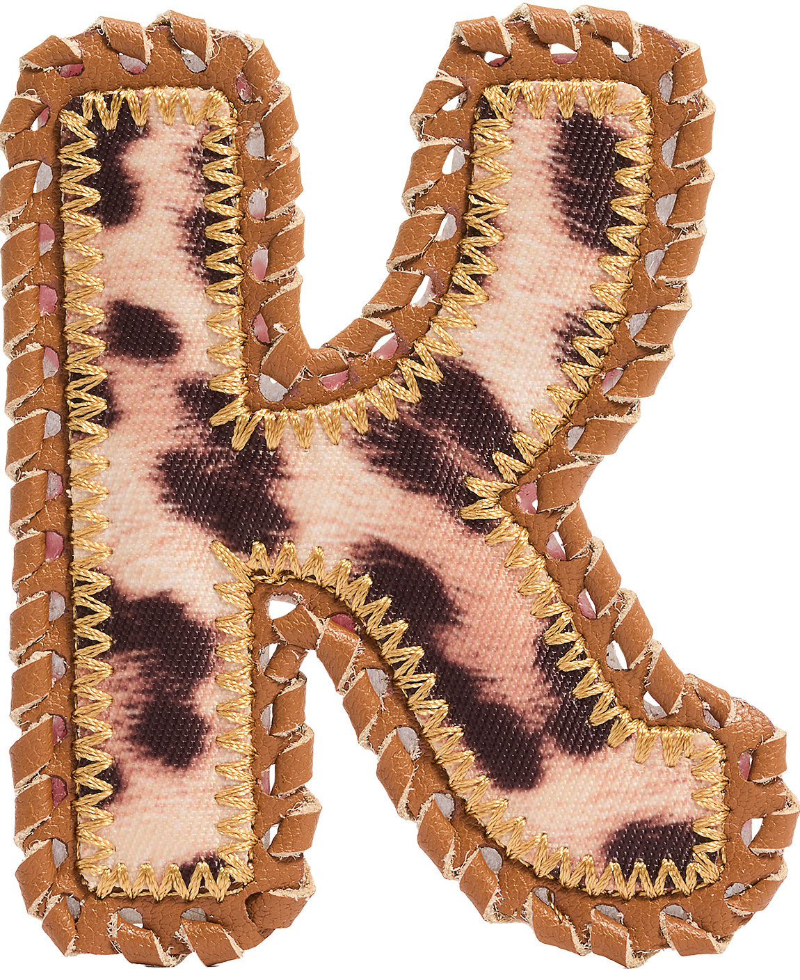 Leopard Letter Patch