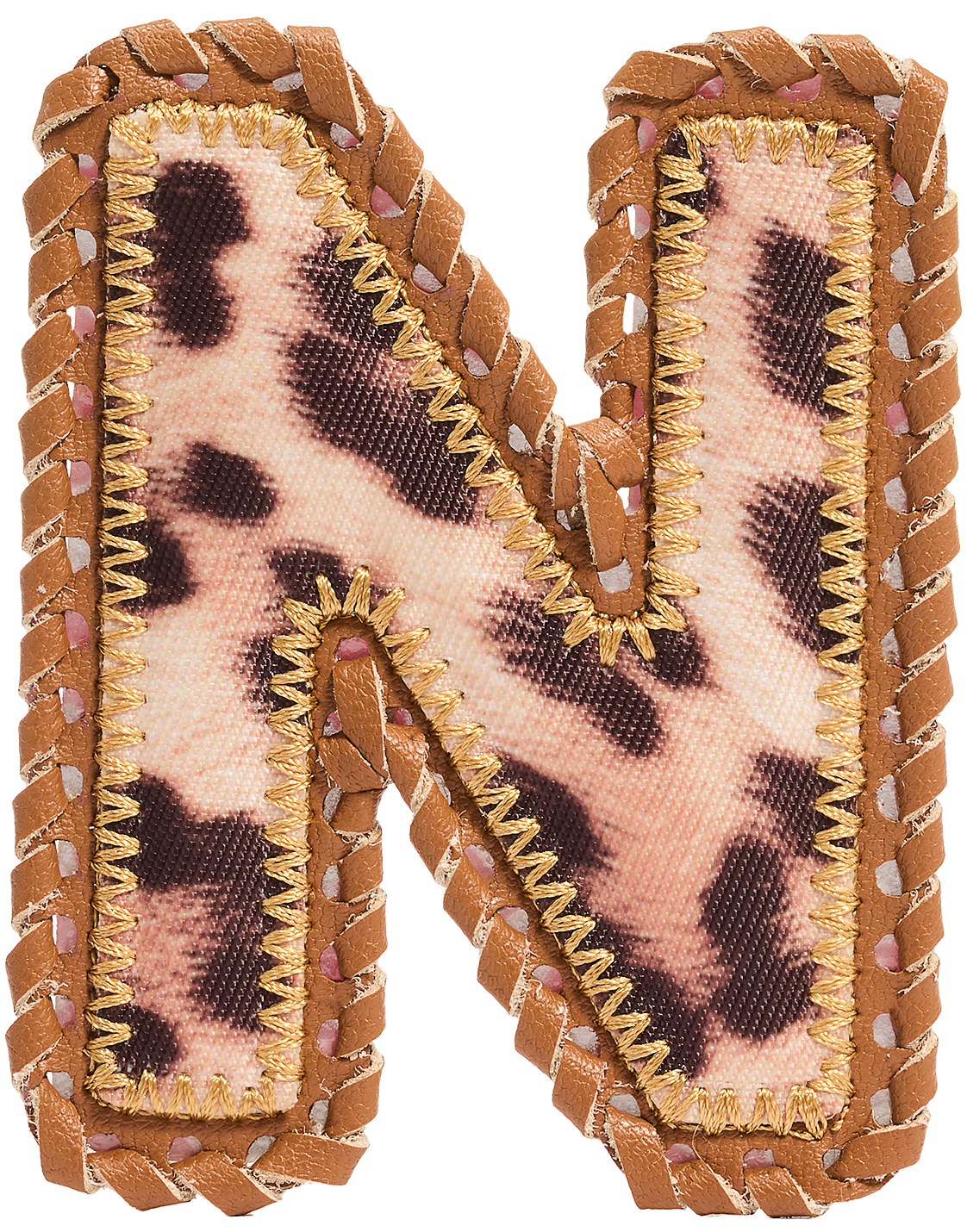 Leopard Letter Patch