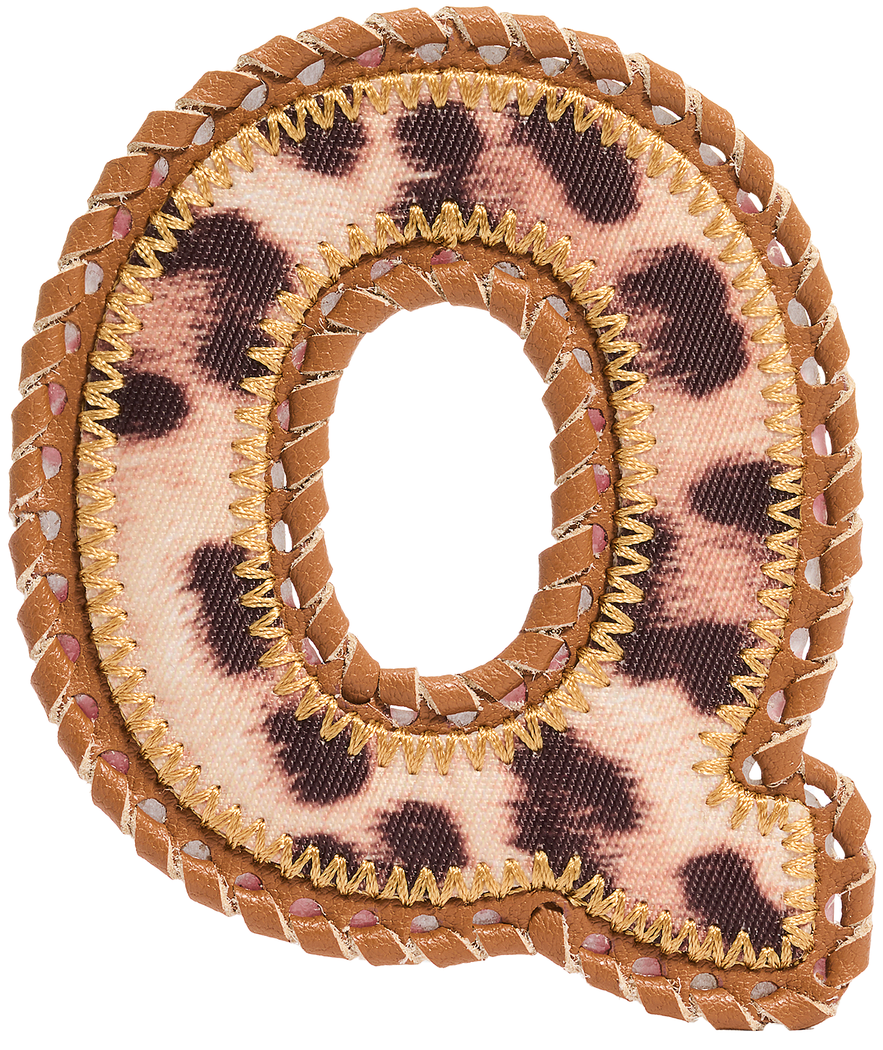 Leopard Letter Patch