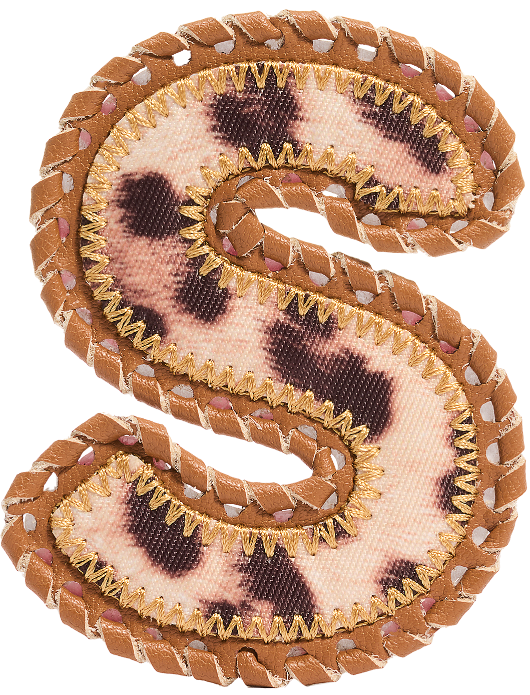 Leopard Letter Patch