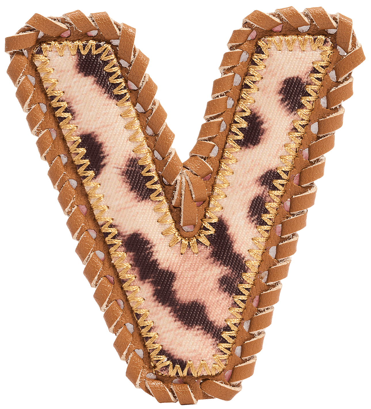 Leopard Letter Patch