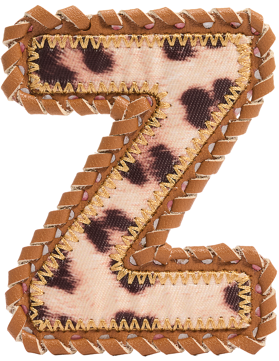 Leopard Letter Patch