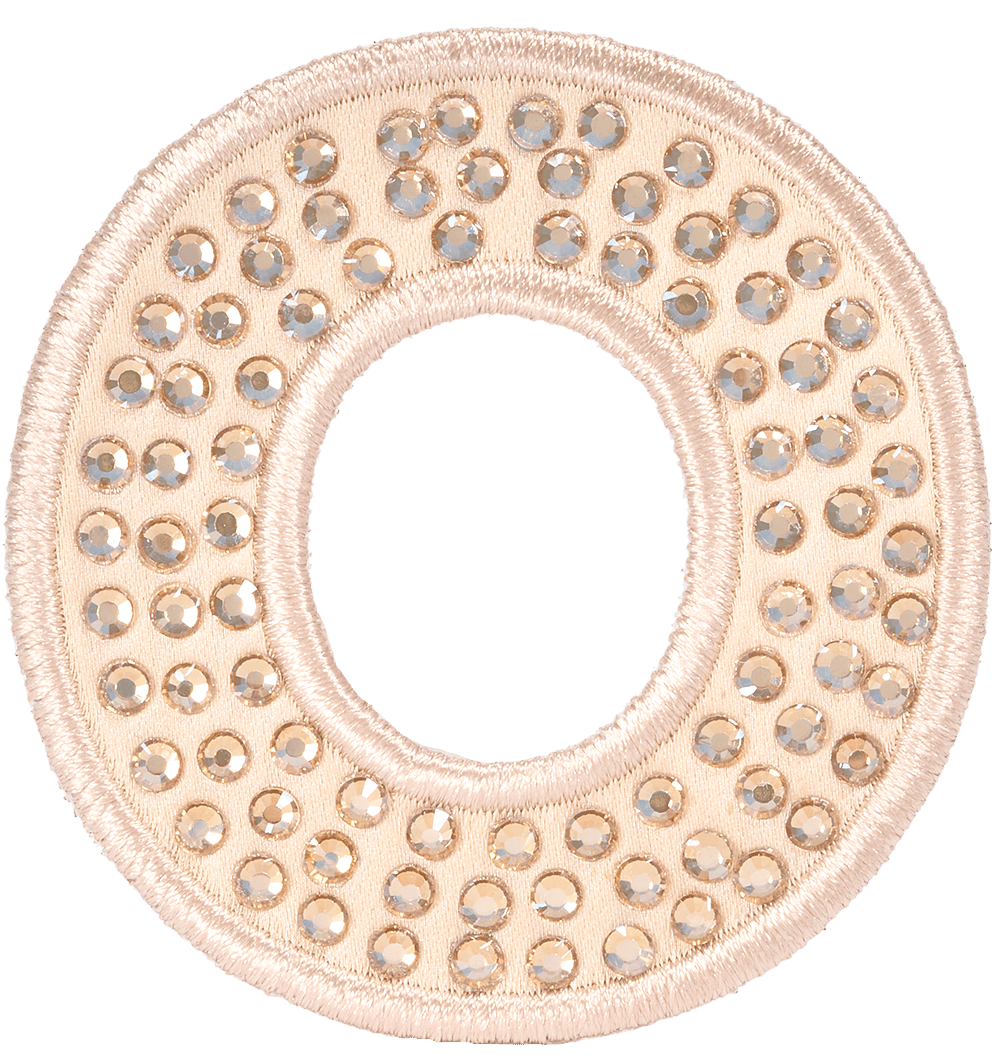 Sand Sparkle Letter Patch