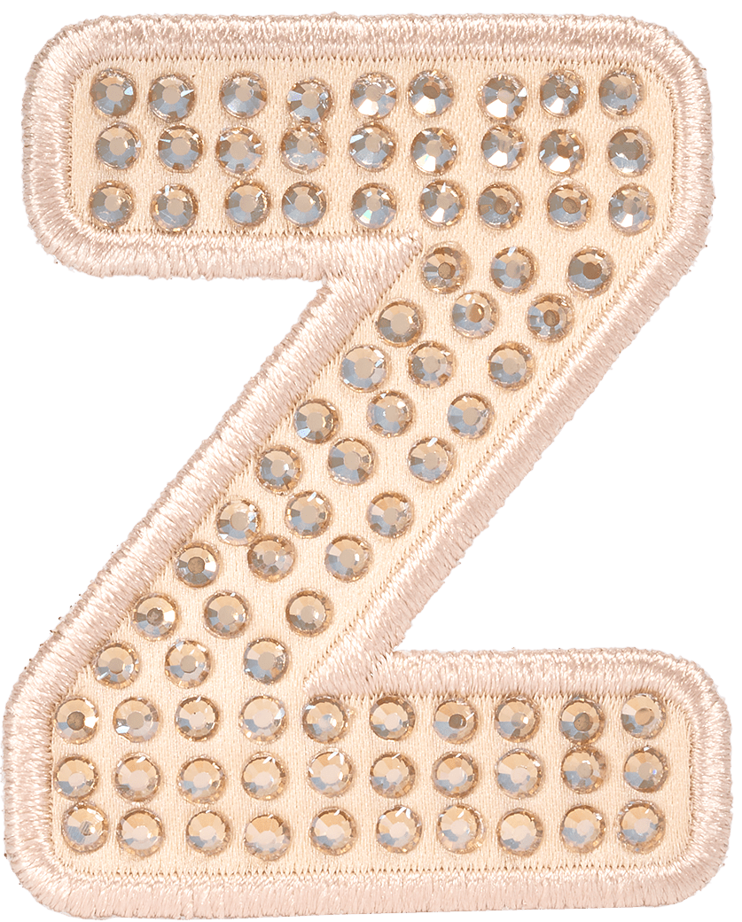 Sand Sparkle Letter Patch