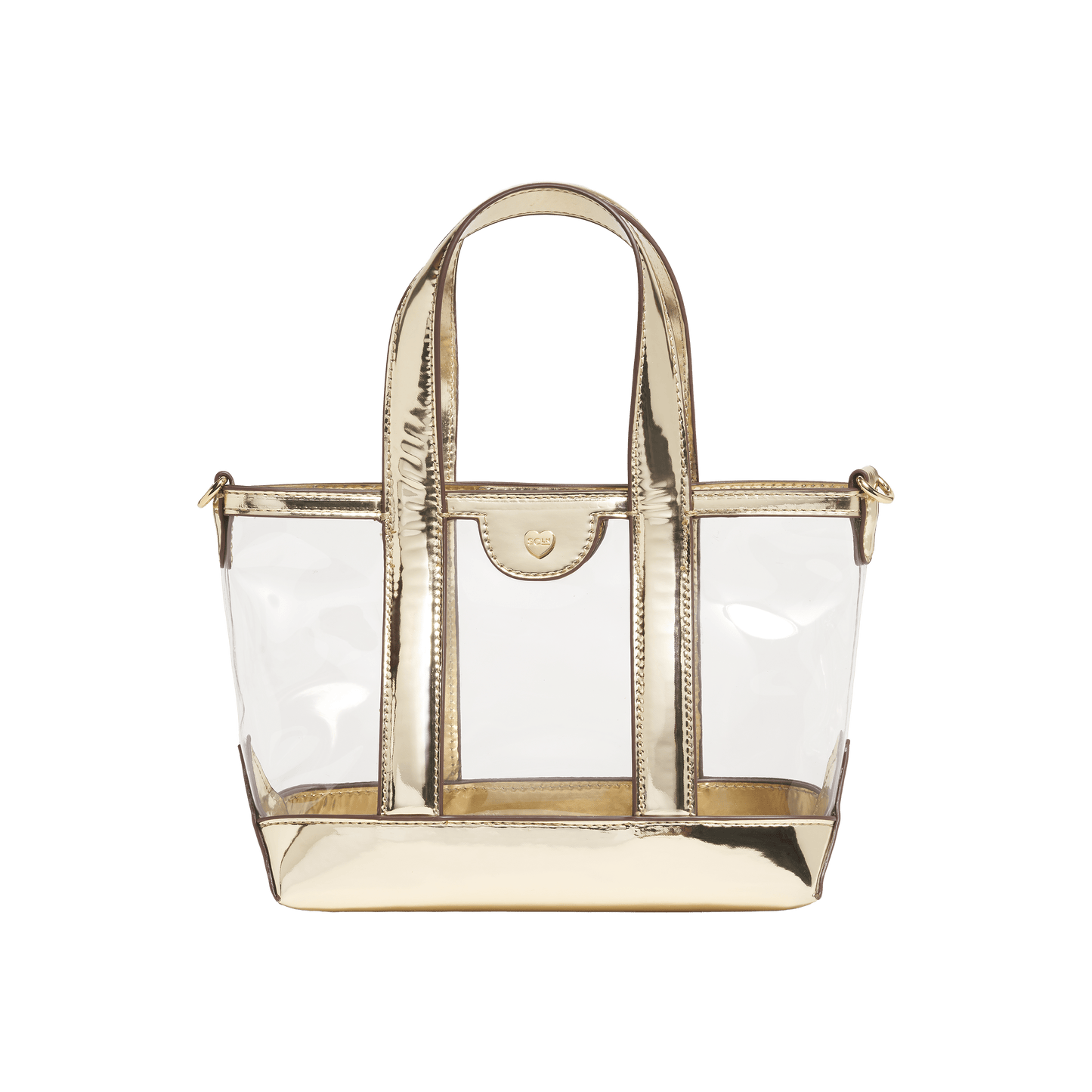 Clear Mini Tote Crossbody Bag