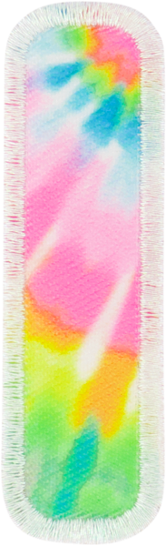 Tie Dye Letter Patches