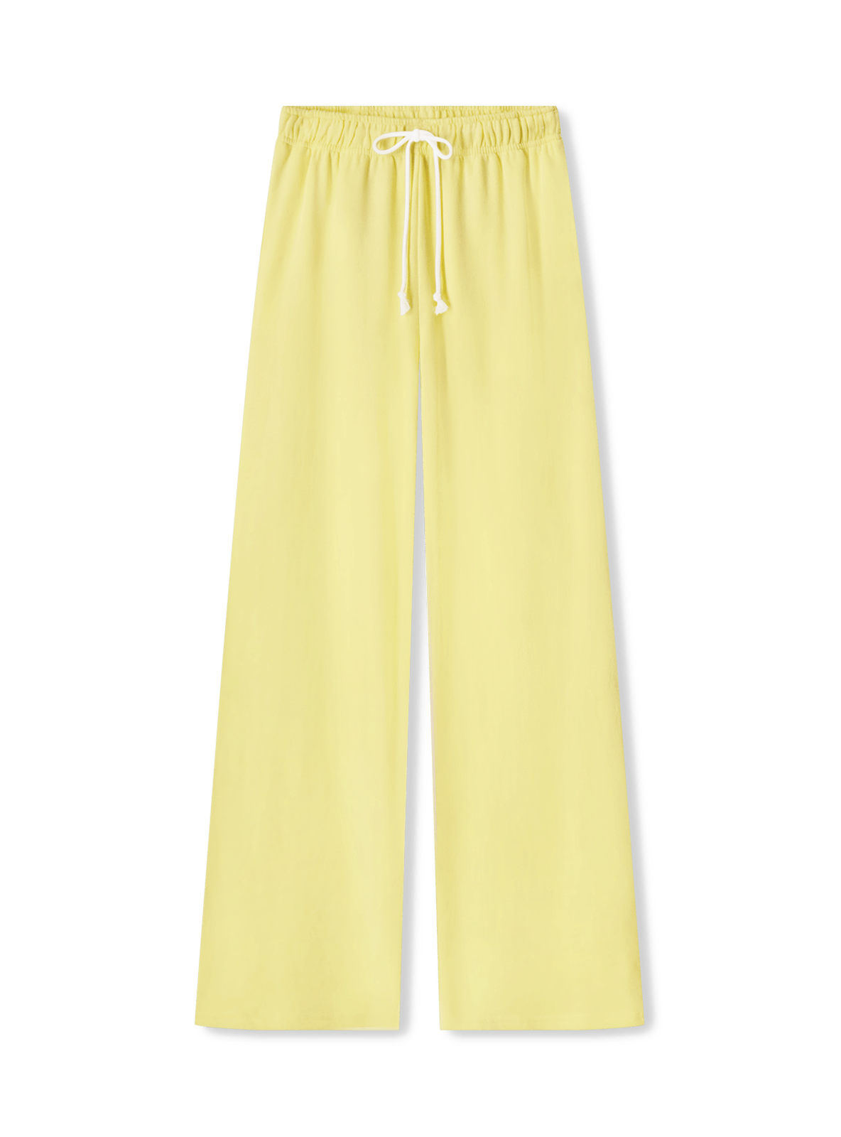 The French Terry Straight Leg Pant