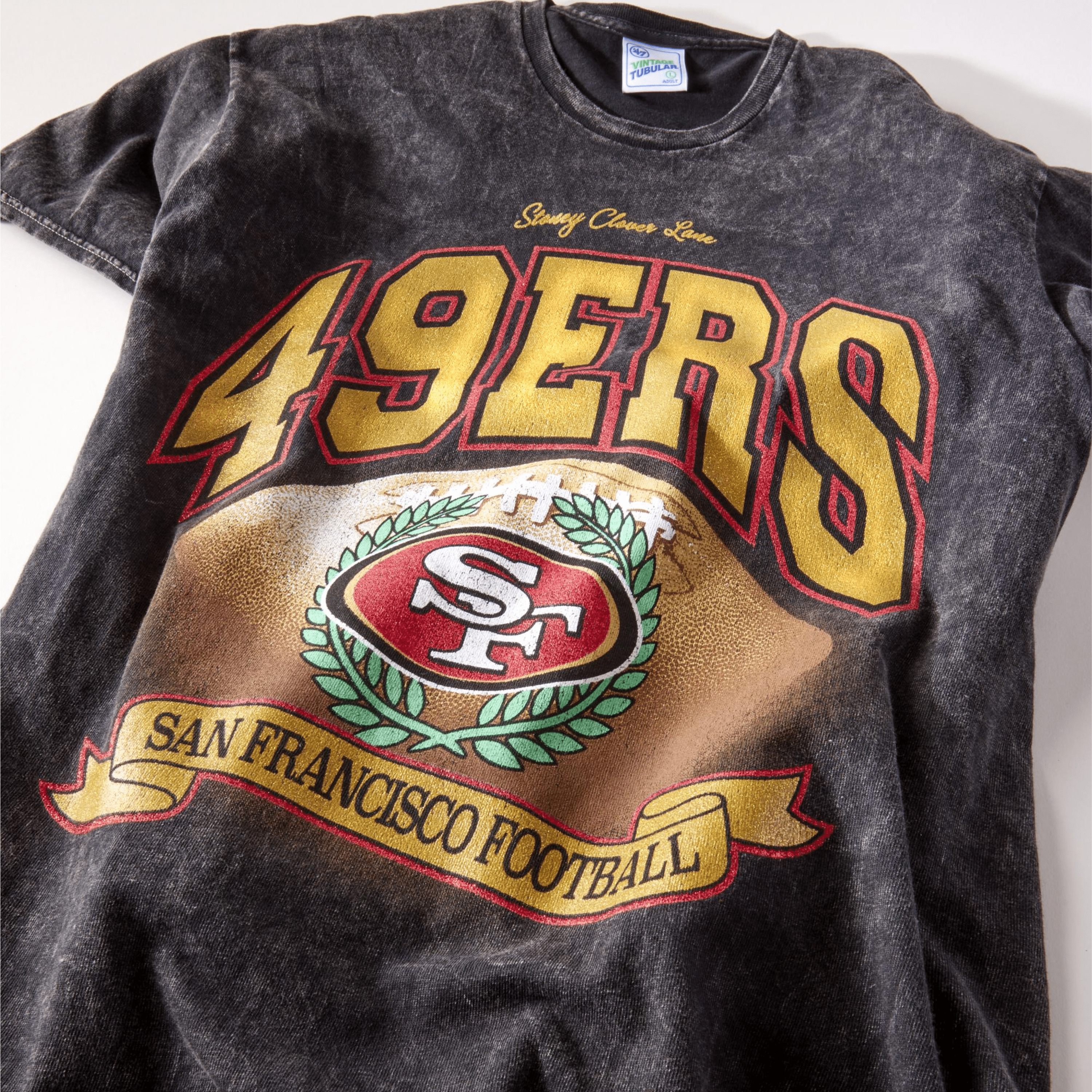 Stoney Clover Lane X '47 San Francisco 49ers Glitter Rocker Vintage Tee