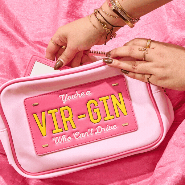 Clueless Medium Pouch with Mirror