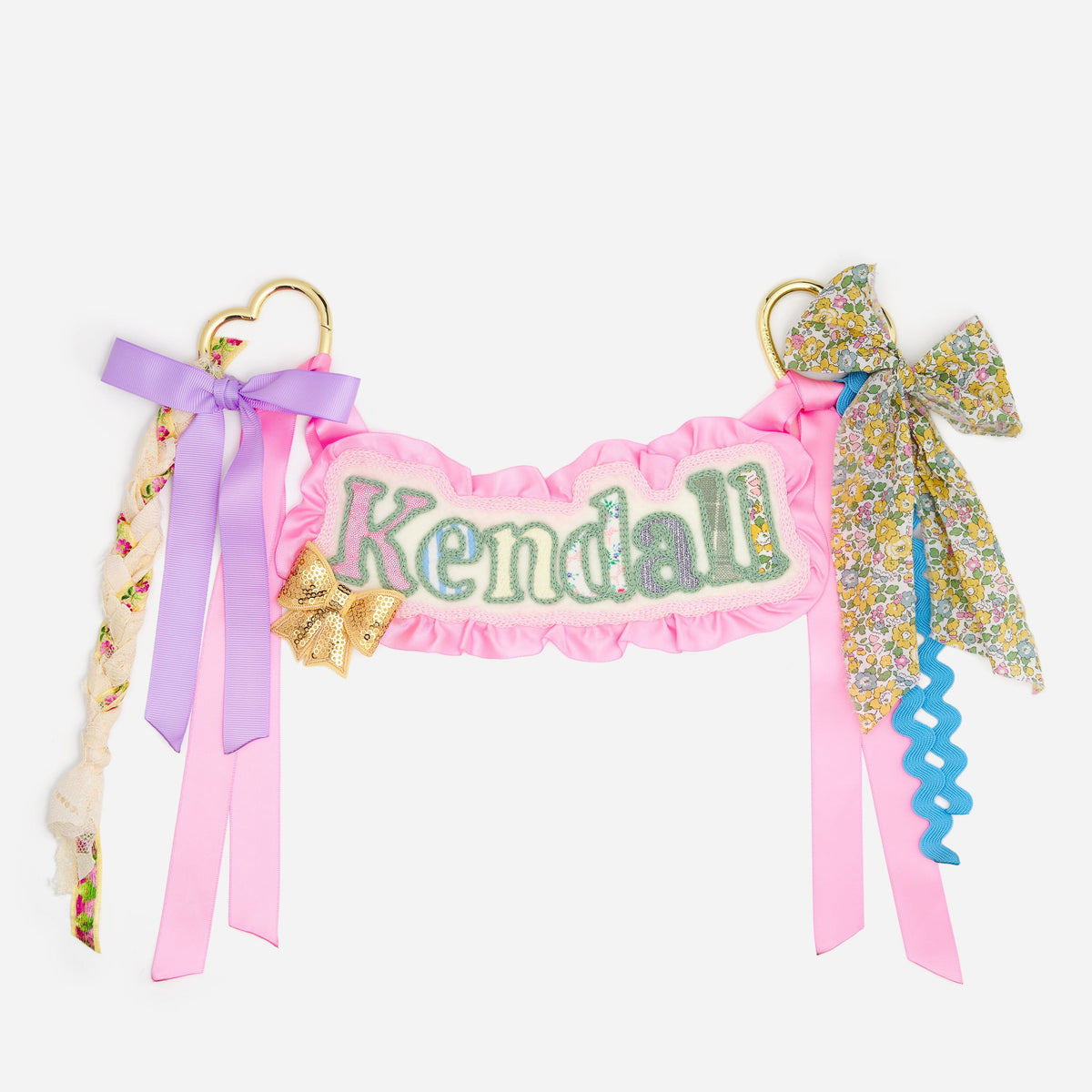 Custom Embroidered Bag Charm