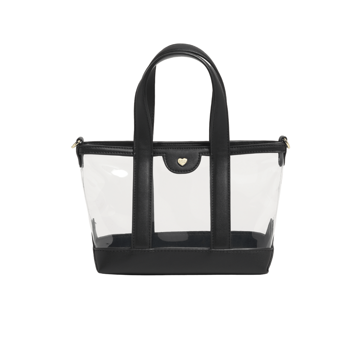 Clear Mini Tote Crossbody Bag