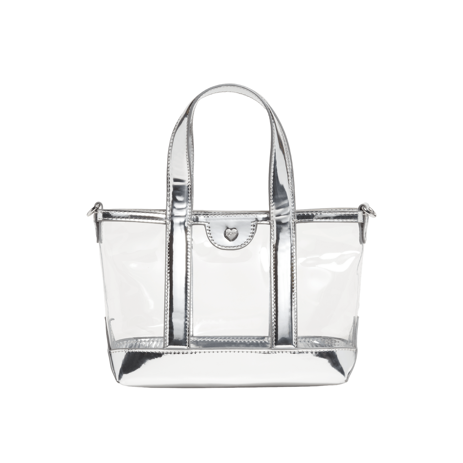 Clear Mini Tote Crossbody Bag