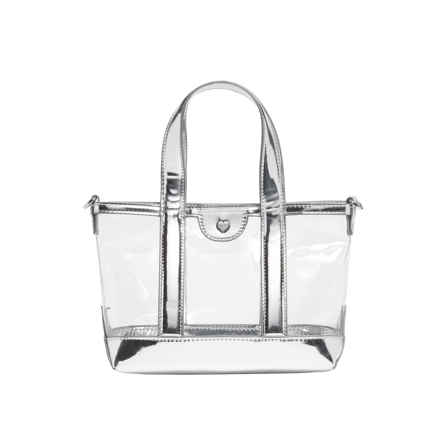 Clear Mini Tote Crossbody Bag
