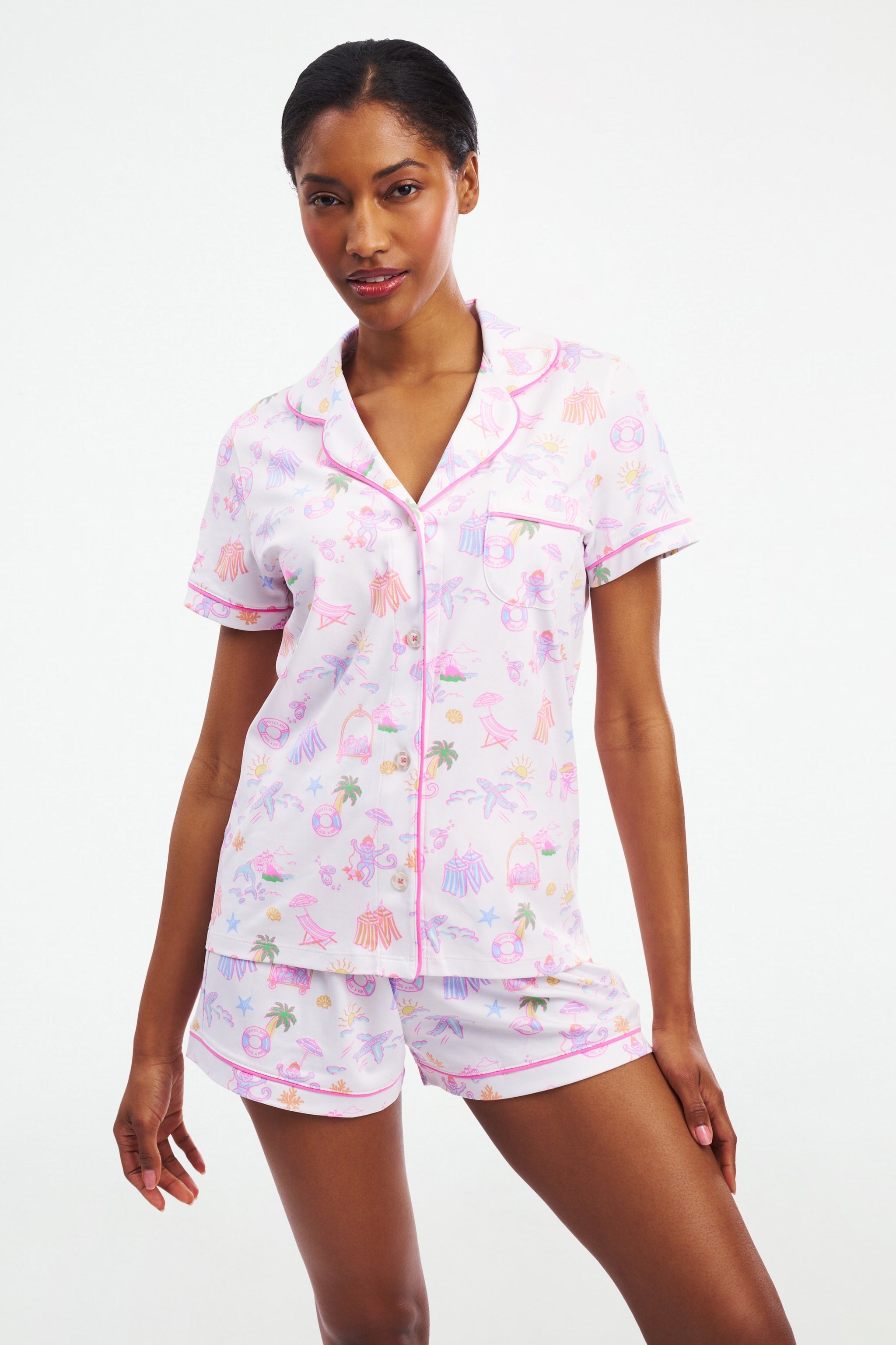 Hotel Tropical Polo Pajamas