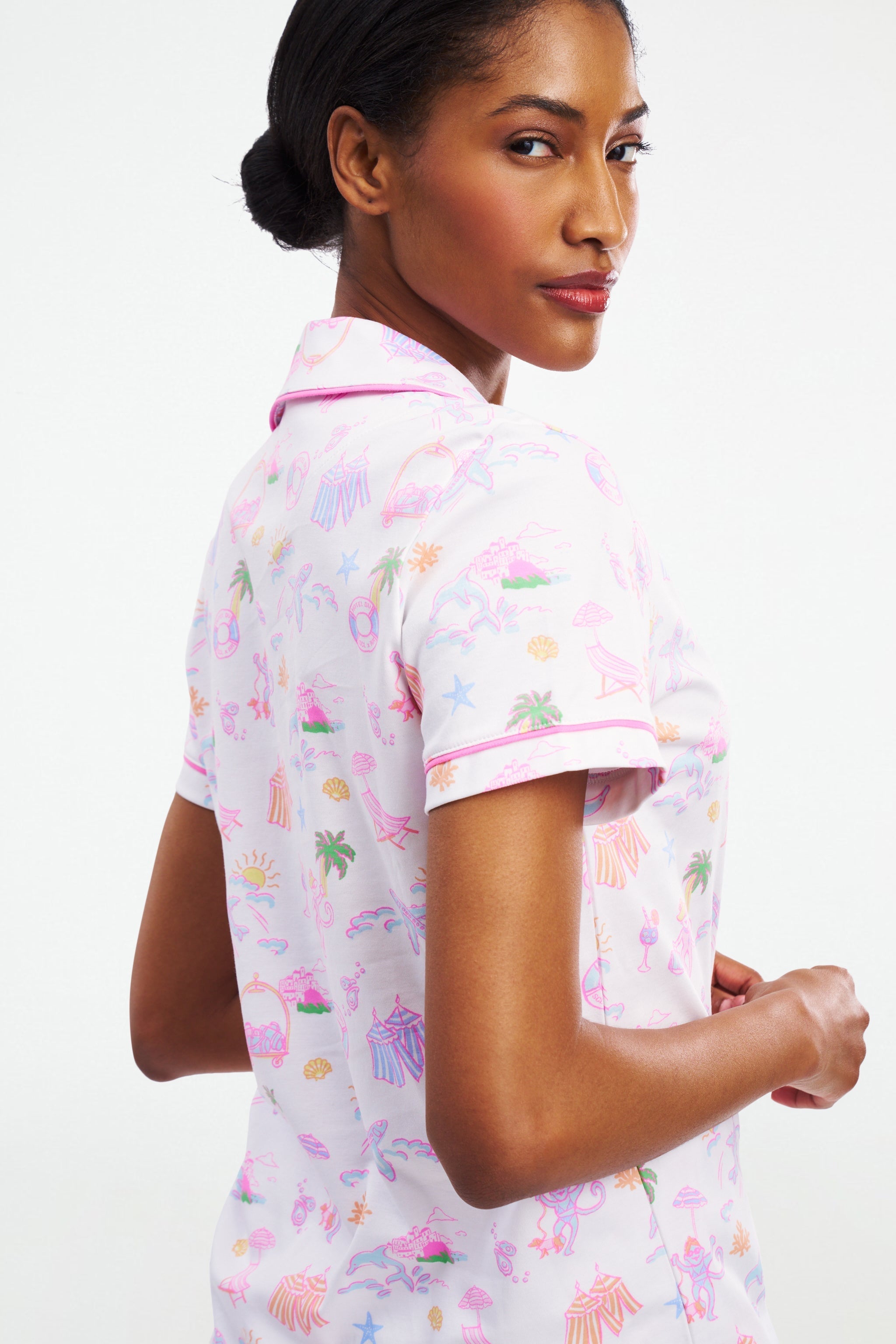 Hotel Tropical Polo Pajamas