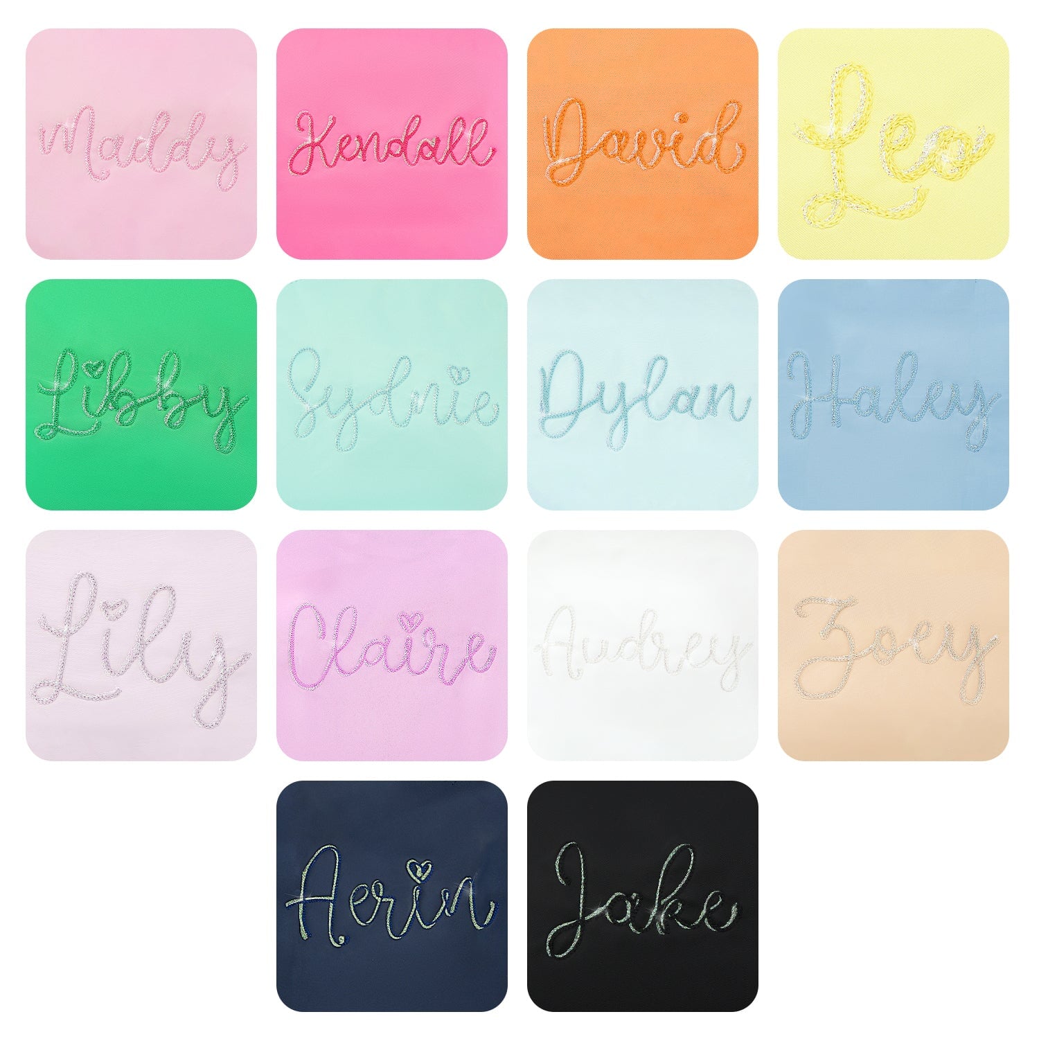 Custom Embroidered Small Pouch