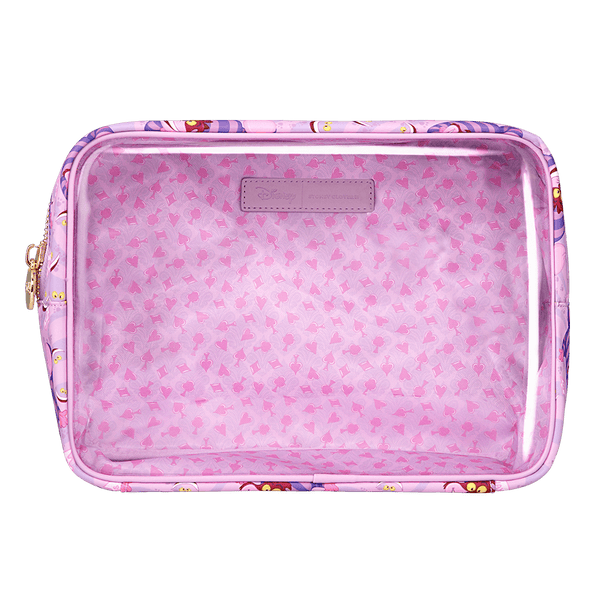 Alice in Wonderland Clear Front Large Pouch | Customizable Large 