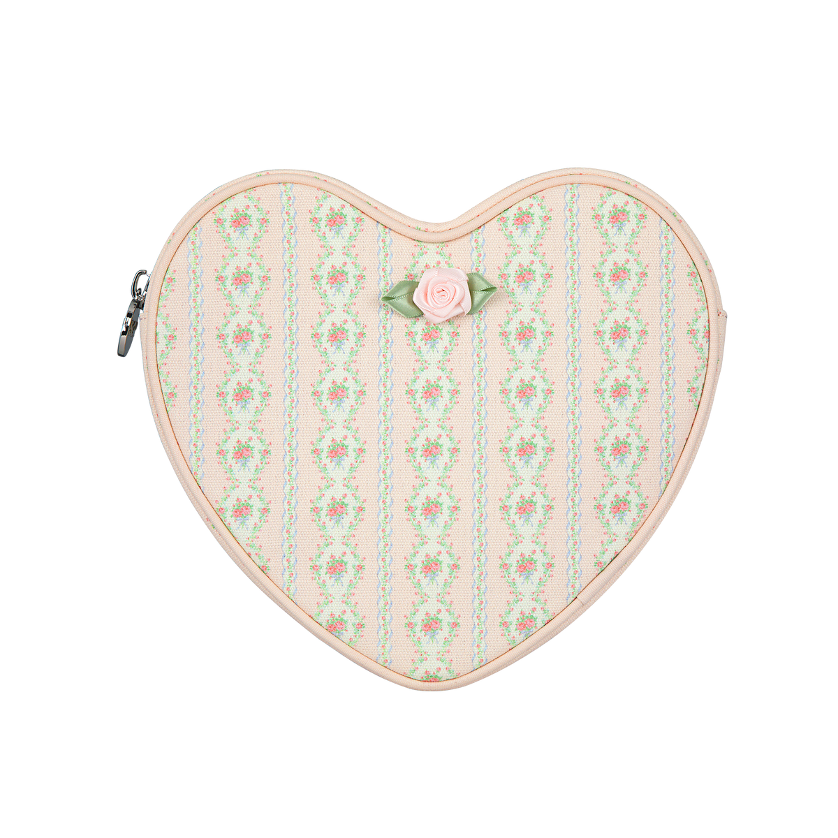 Ruffle Heart Pouch