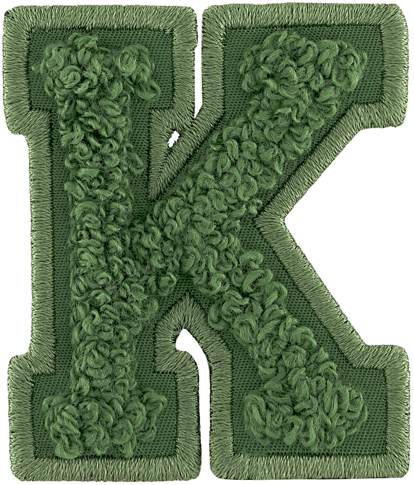 Olive Letter Patch