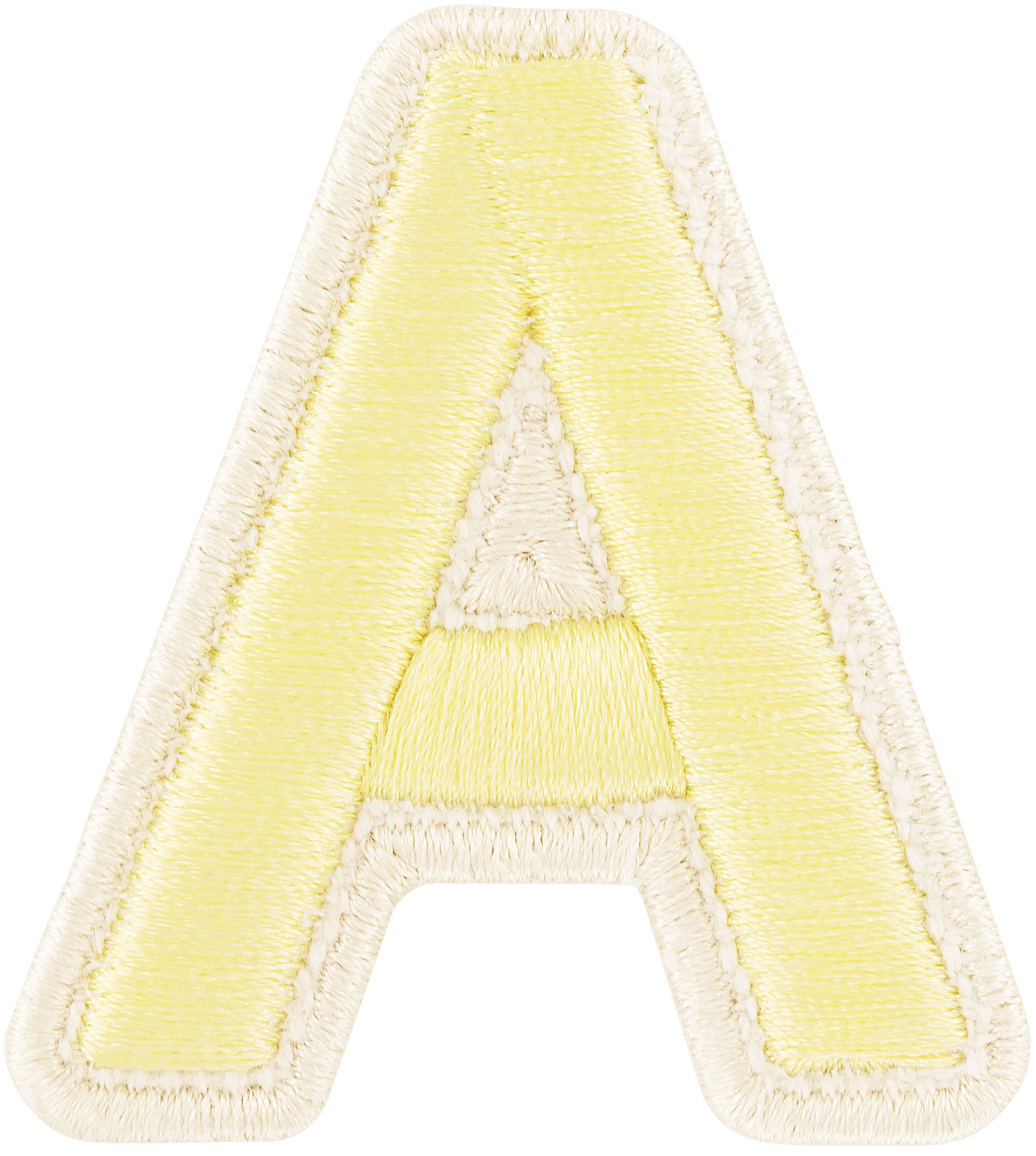 Banana Rolled Embroidery Letter Patch