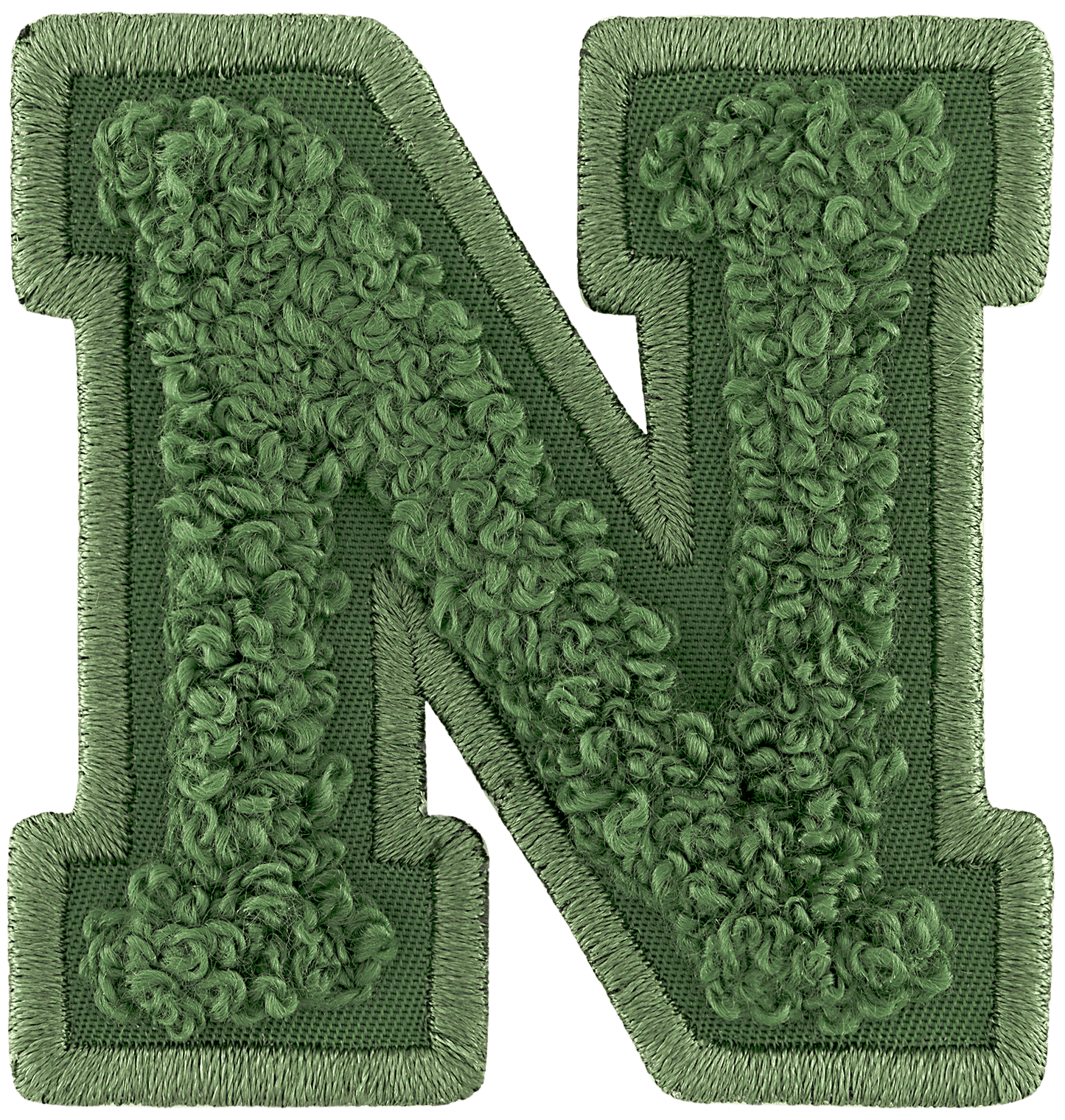 Olive Letter Patch