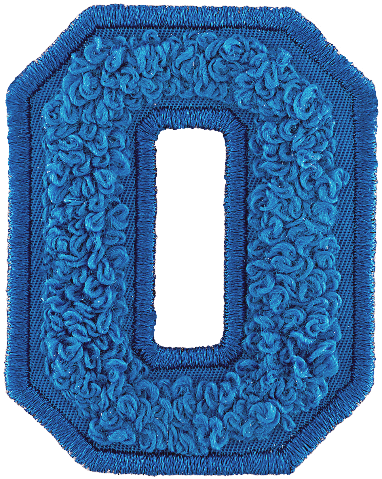 Berry Blue Letter Patch