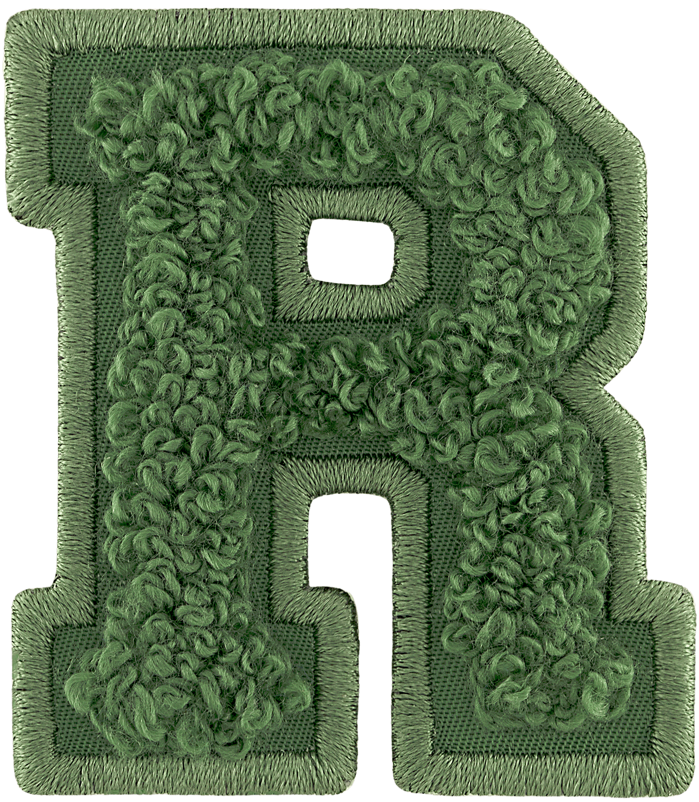 Olive Letter Patch