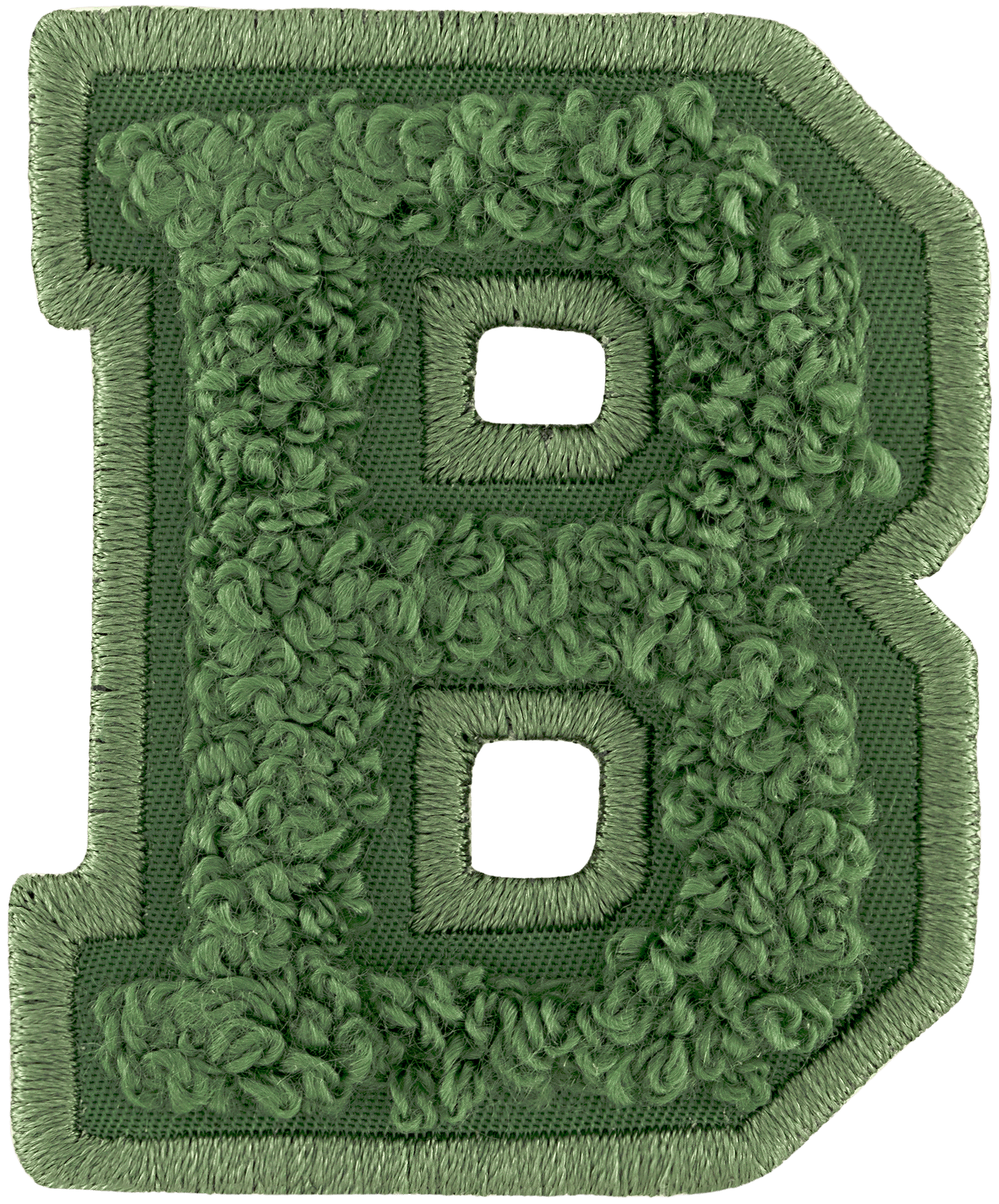 Olive Letter Patch