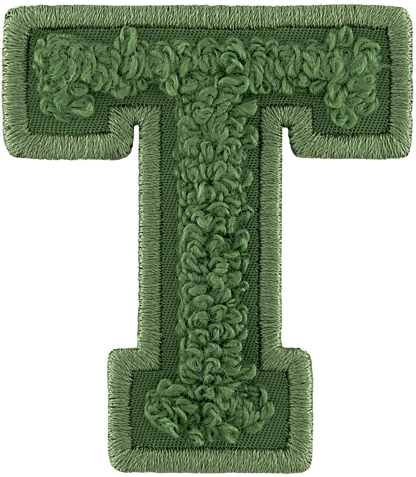 Olive Letter Patch