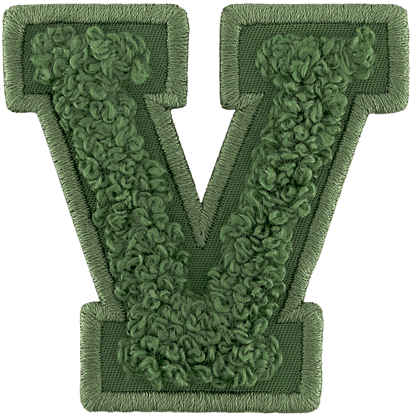 Olive Letter Patch