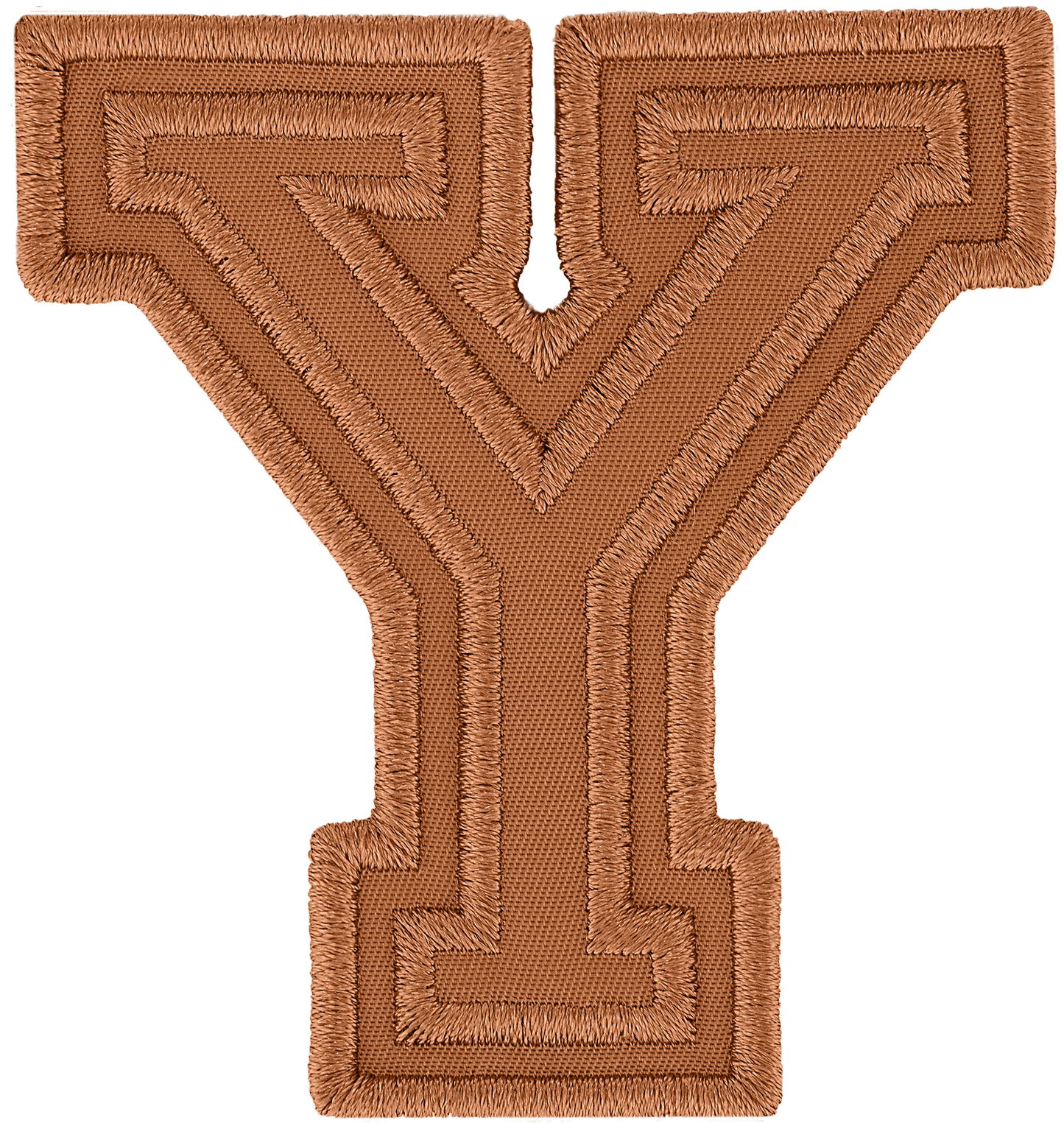 Camel Varsity Nylon Letter Patch