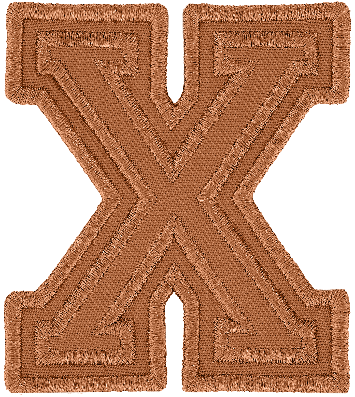 Camel Varsity Nylon Letter Patch
