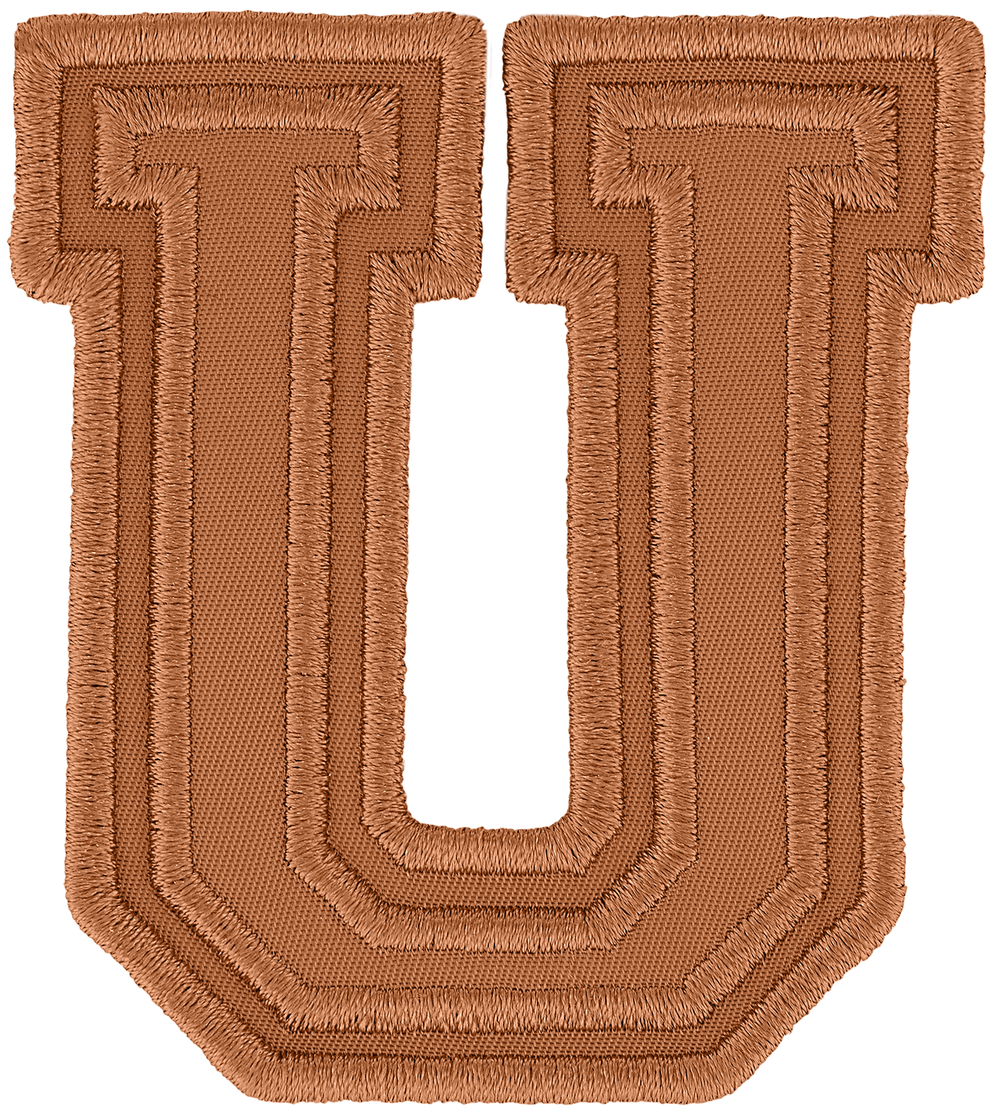 Camel Varsity Nylon Letter Patch