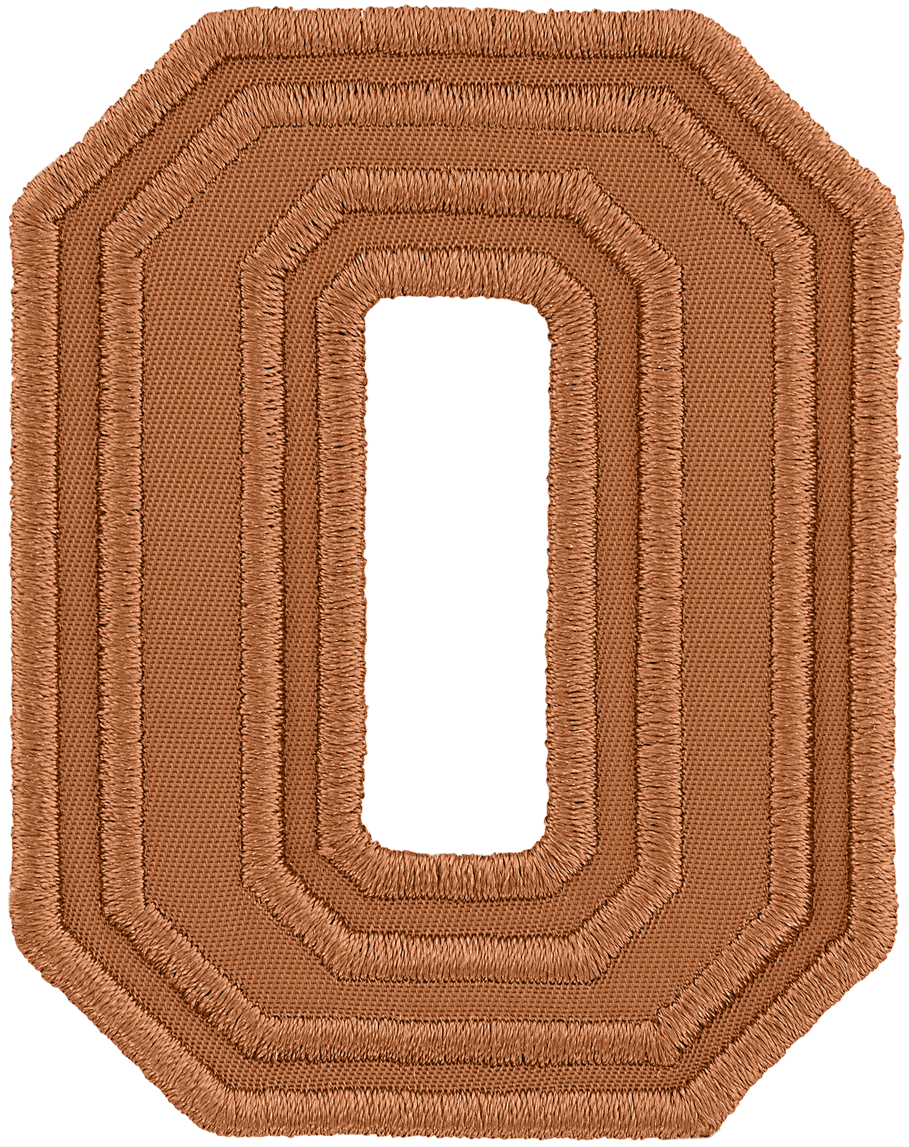 Camel Varsity Nylon Letter Patch