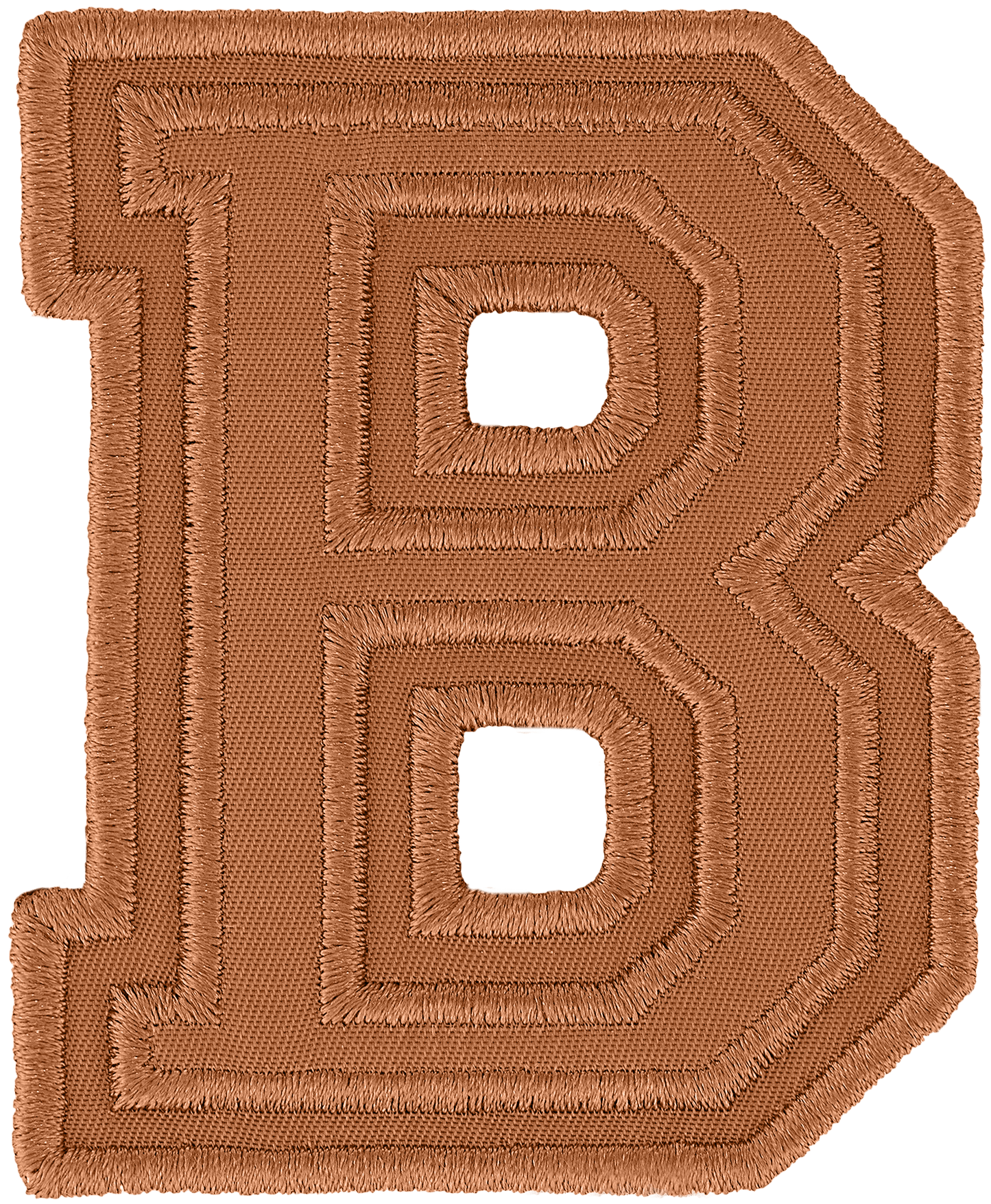 Camel Varsity Nylon Letter Patch