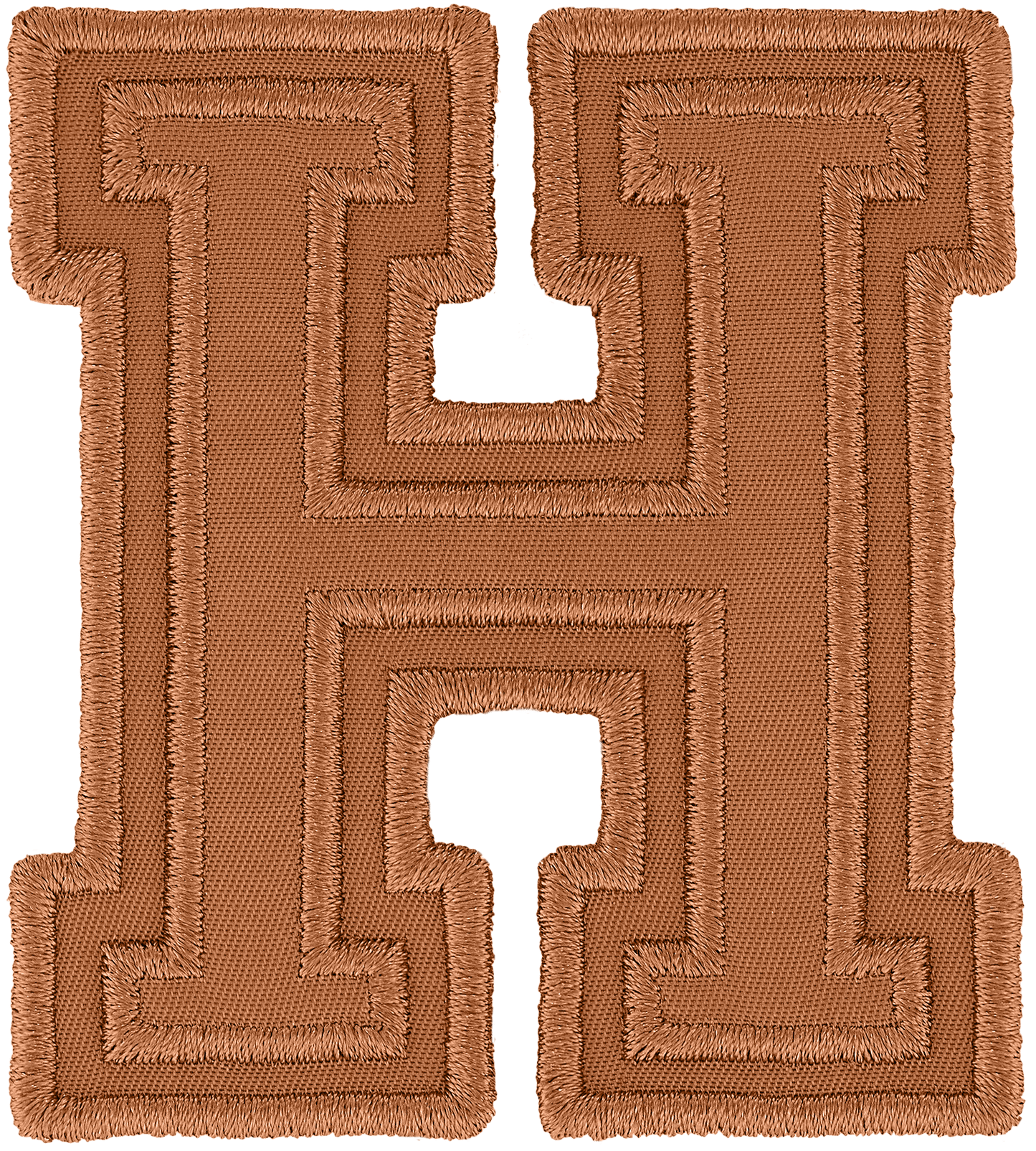 Camel Varsity Nylon Letter Patch