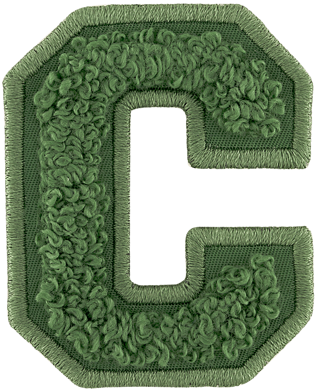 Olive Letter Patch