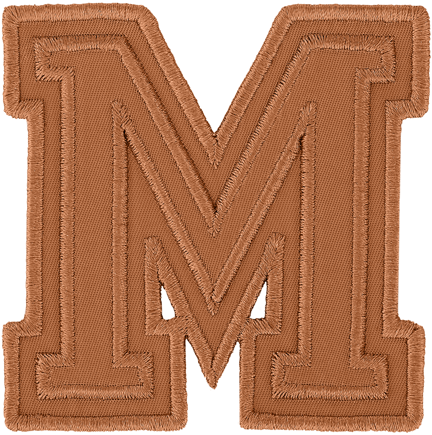 Camel Varsity Nylon Letter Patch