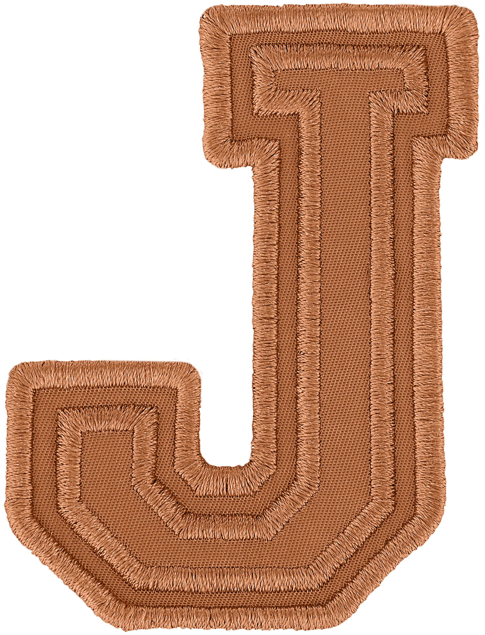 Camel Varsity Nylon Letter Patch