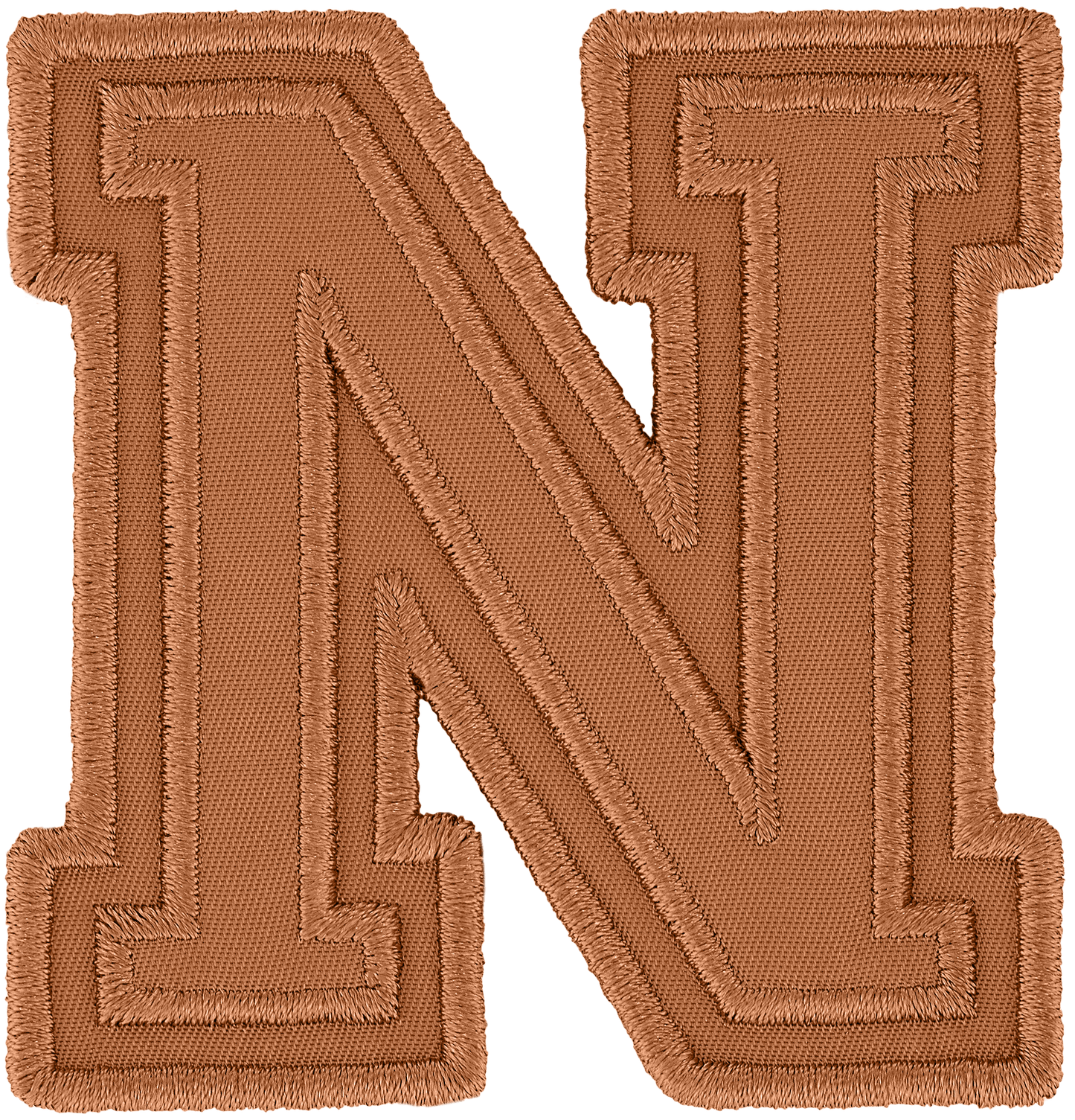 Camel Varsity Nylon Letter Patch