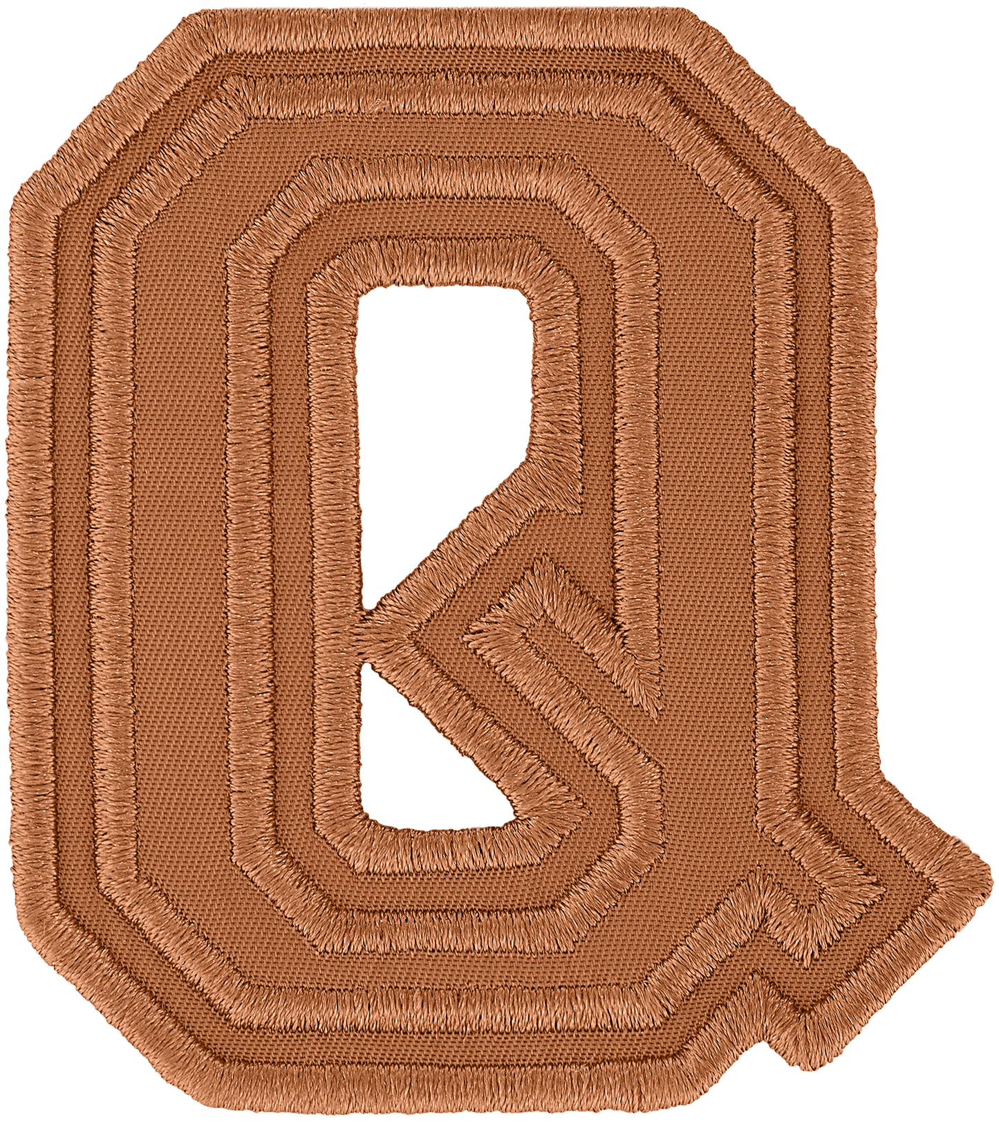 Camel Varsity Nylon Letter Patch