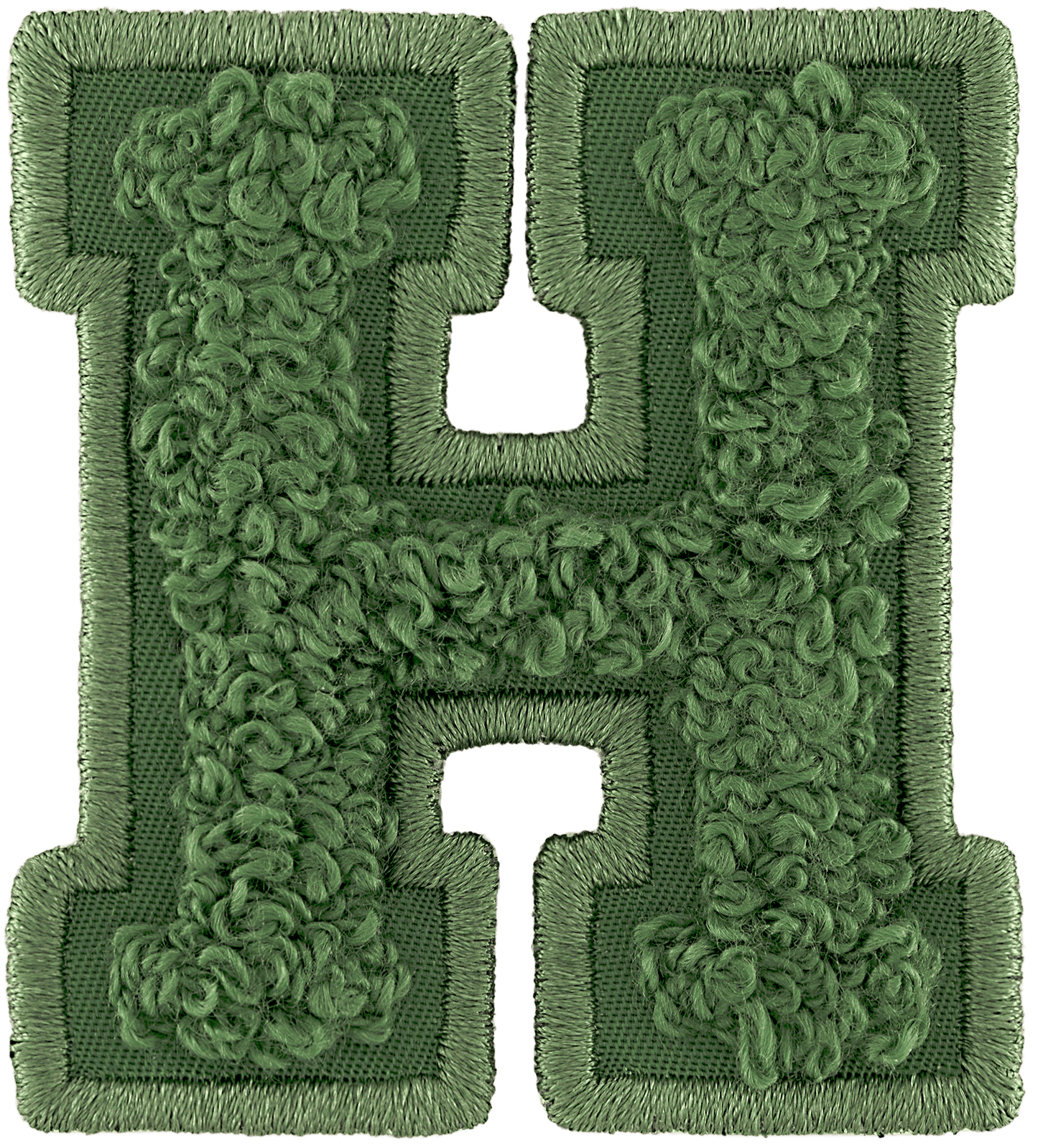 Olive Letter Patch