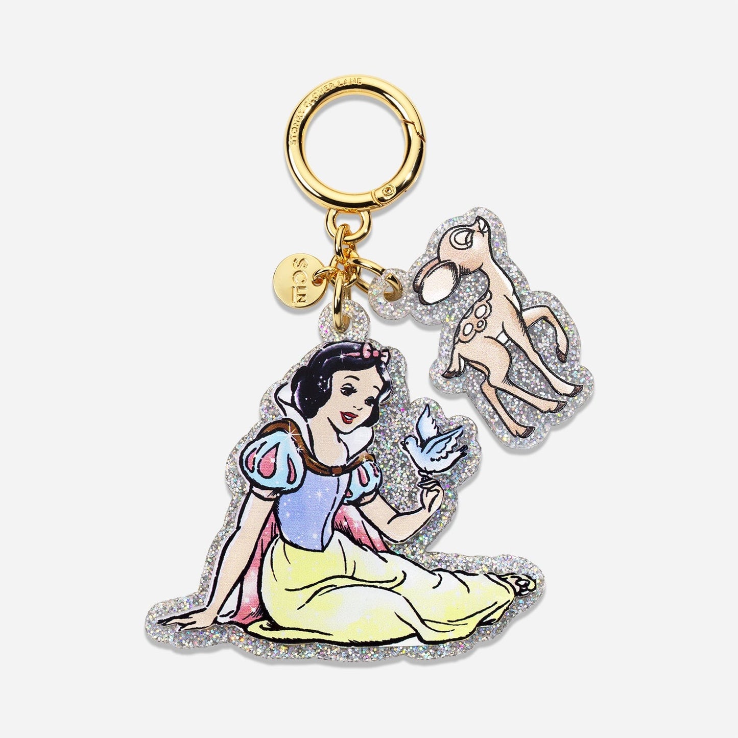 Snow White & Deer Bag Charm