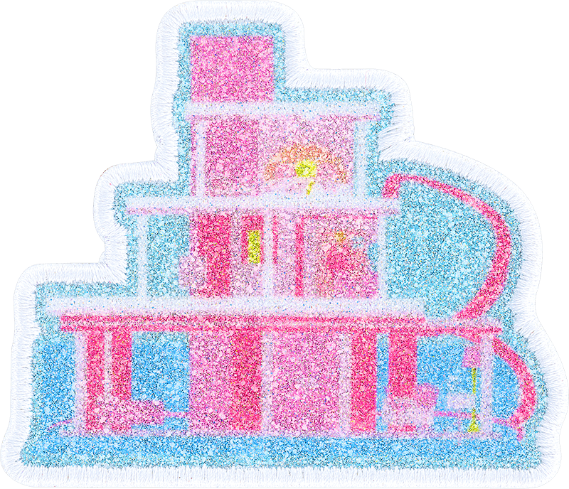 Barbie™ Dreamhouse Glitter Patch