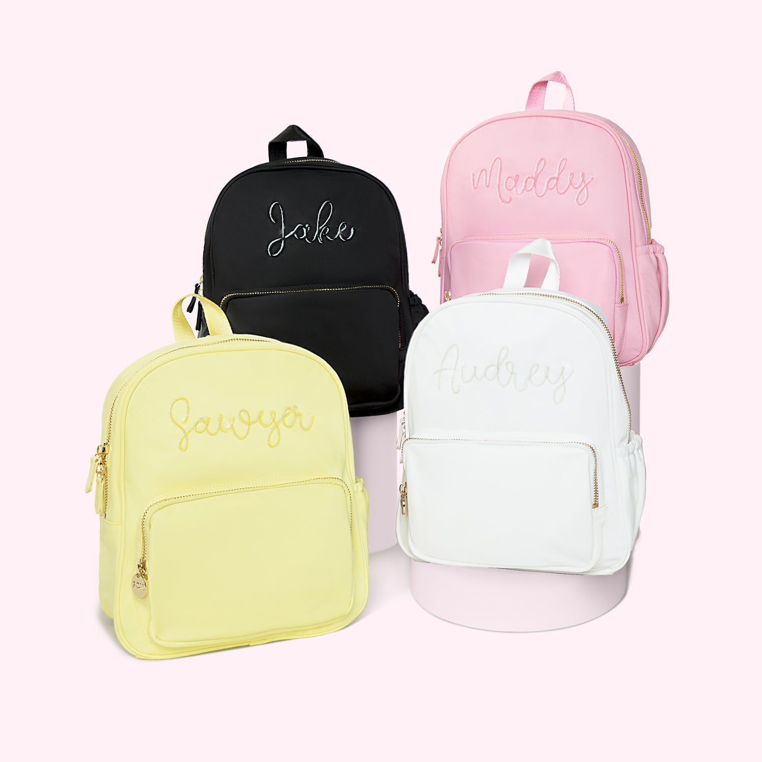 Custom Embroidered Mini Backpack by Stoney Clover Lane | Cotton Candy