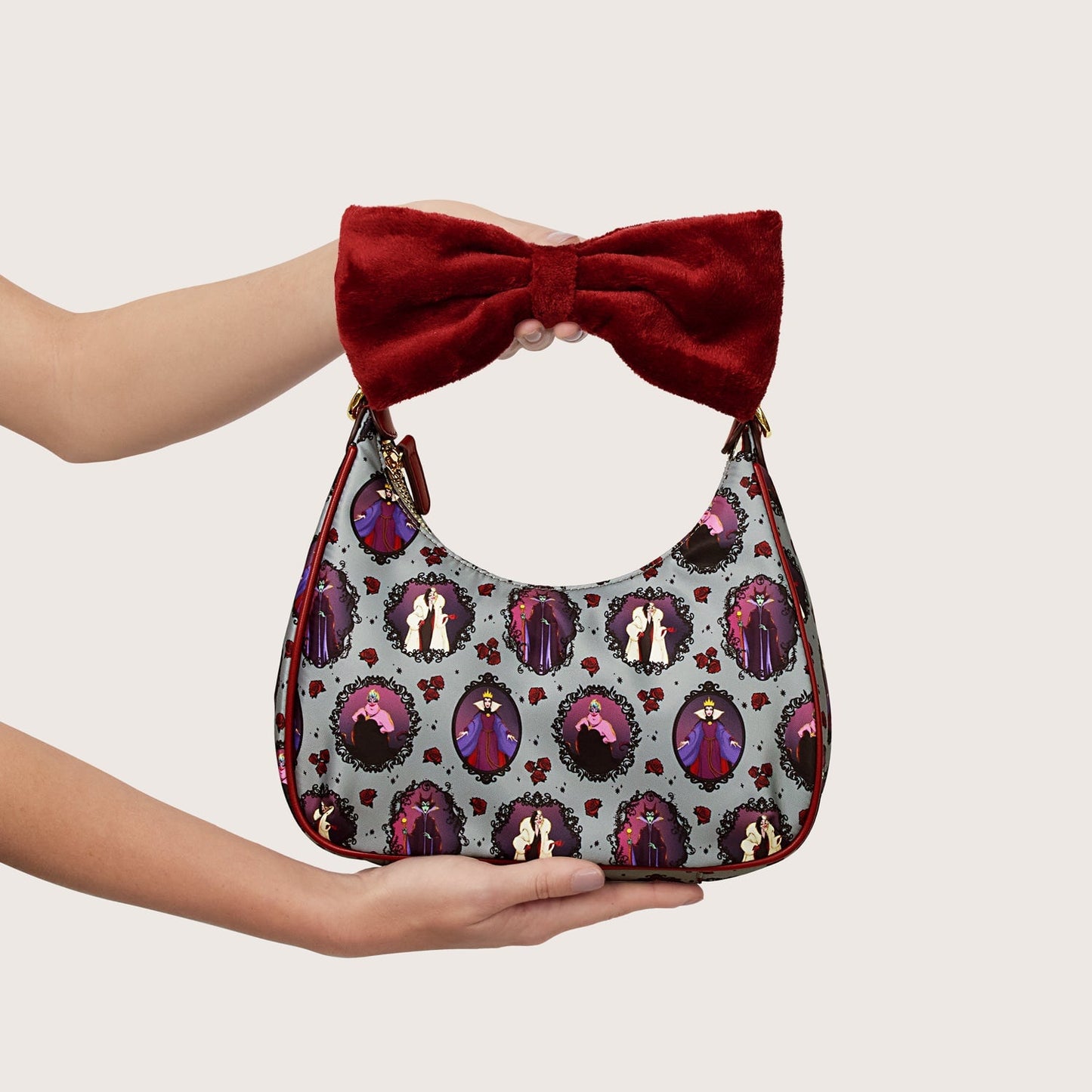 Disney Villains Bow Handle Crossbody Bag