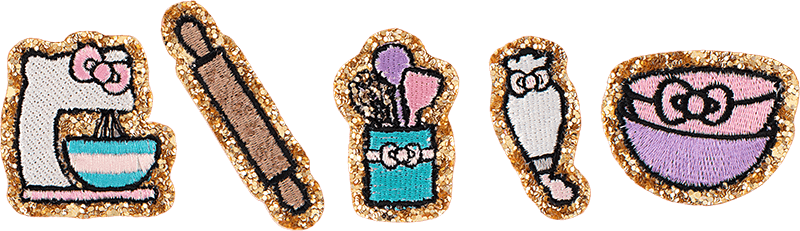 Hello Kitty Baking Patch Set