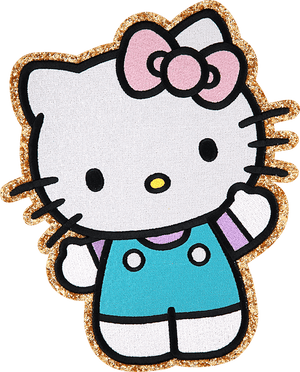 Jumbo Hello Kitty Waving Patch