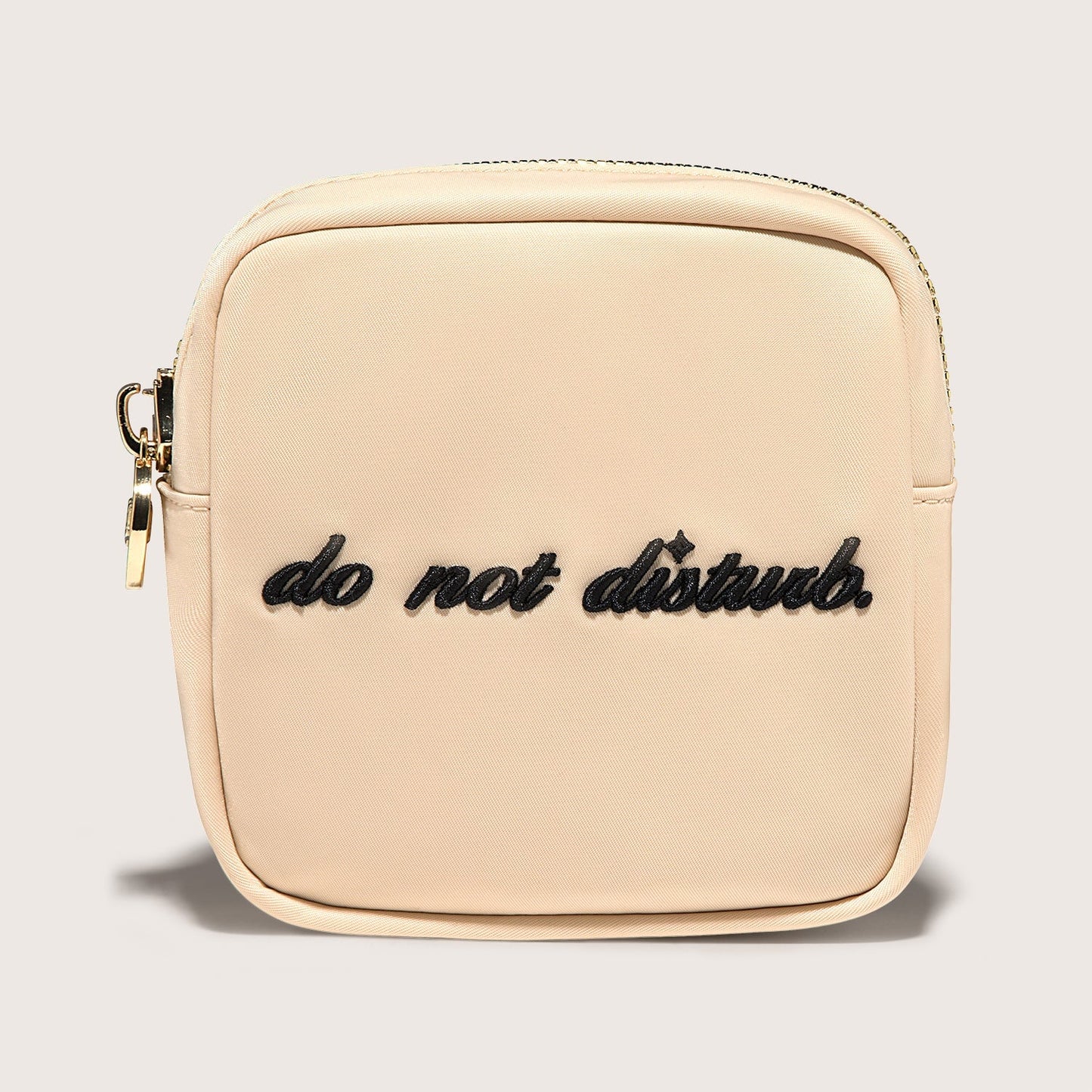 Do Not Disturb Embroidered Mini Pouch