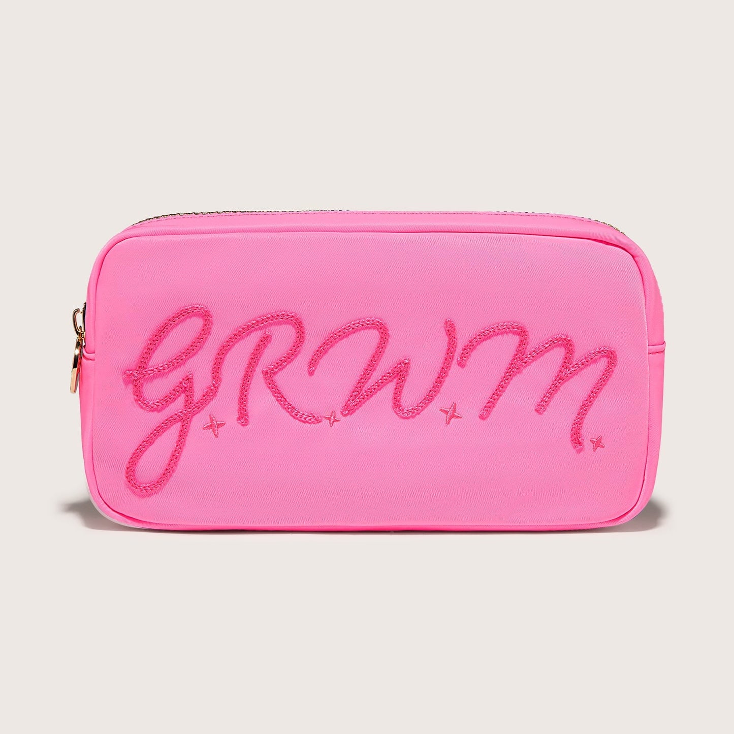 GRWM Embroidered Small Pouch